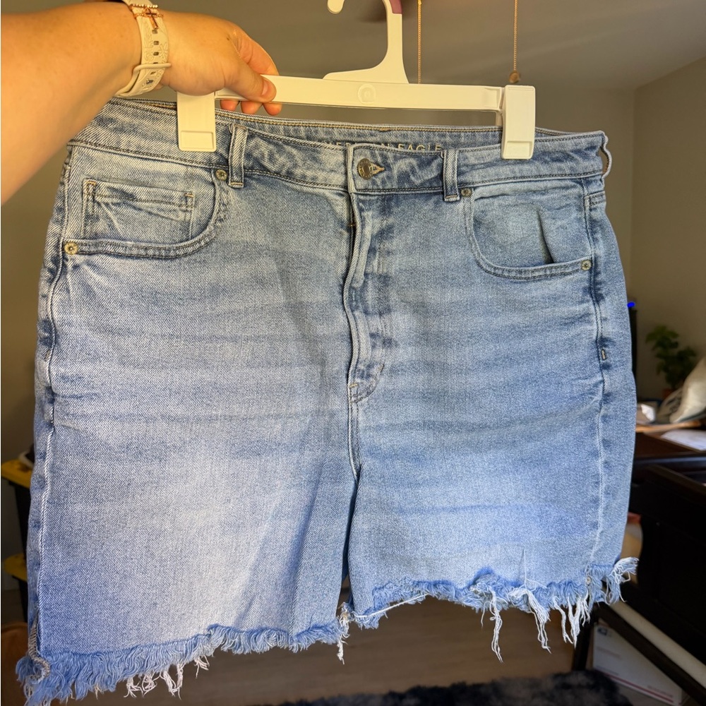 American Eagle Outfitters Light Blue Denim Shorts